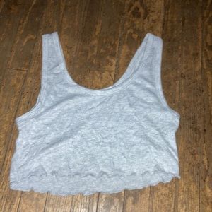 cropped pajama tank top